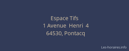 Espace Tifs