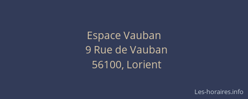 Espace Vauban