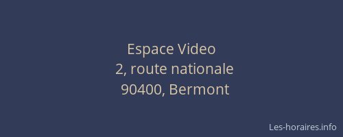Espace Video