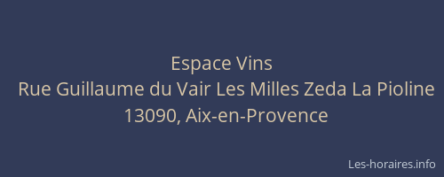 Espace Vins