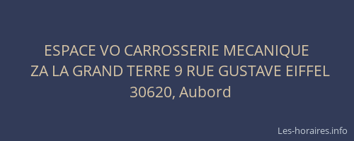 ESPACE VO CARROSSERIE MECANIQUE