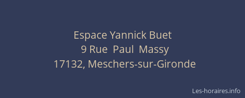 Espace Yannick Buet