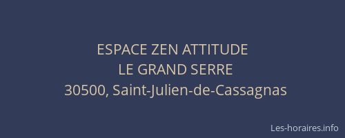ESPACE ZEN ATTITUDE