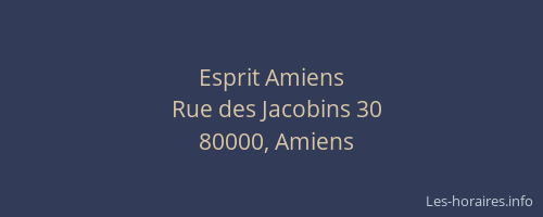 Esprit Amiens