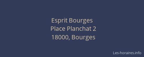 Esprit Bourges