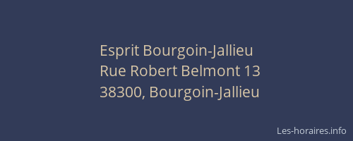 Esprit Bourgoin-Jallieu