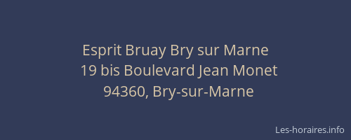 Esprit Bruay Bry sur Marne