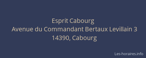 Esprit Cabourg