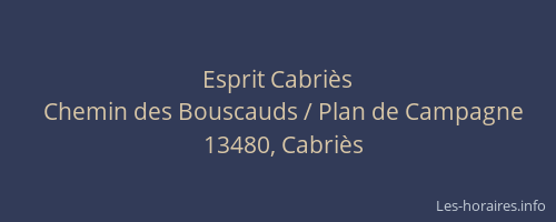Esprit Cabriès