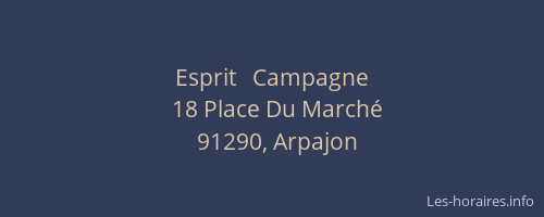 Esprit   Campagne