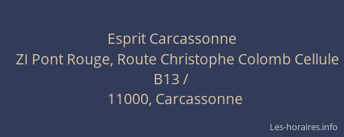 Esprit Carcassonne