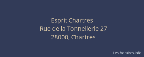 Esprit Chartres