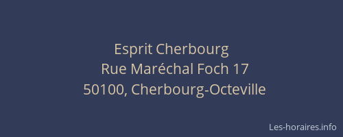Esprit Cherbourg
