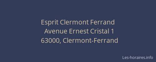 Esprit Clermont Ferrand