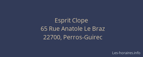 Esprit Clope