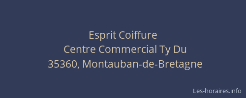 Esprit Coiffure
