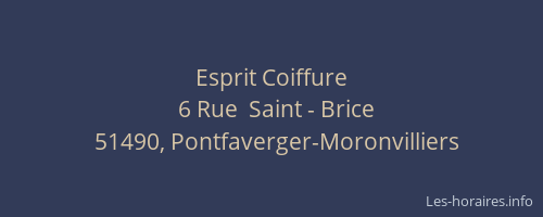Esprit Coiffure