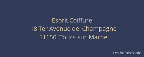 Esprit Coiffure