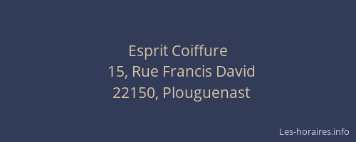 Esprit Coiffure