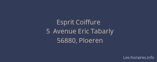 Esprit Coiffure