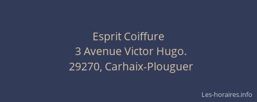 Esprit Coiffure