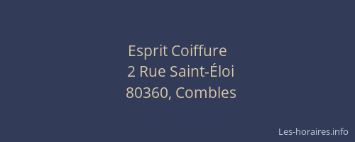 Esprit Coiffure