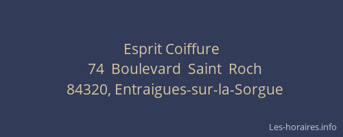 Esprit Coiffure