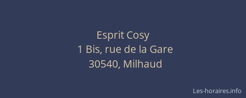 Esprit Cosy
