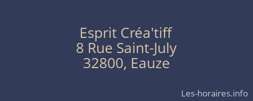 Esprit Créa'tiff
