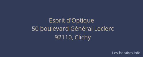 Esprit d'Optique