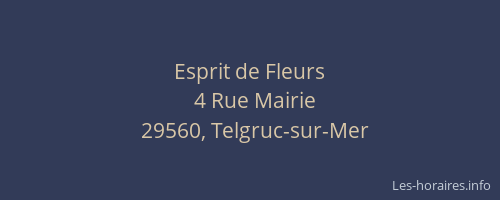 Esprit de Fleurs