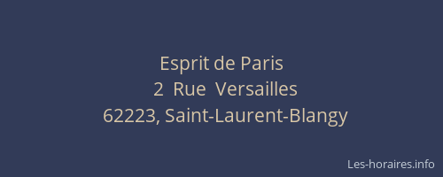 Esprit de Paris