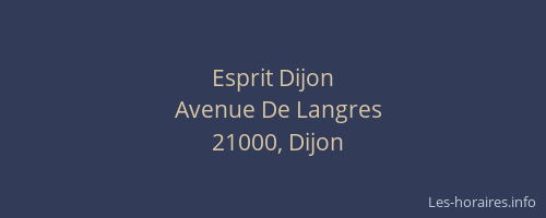 Esprit Dijon