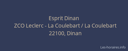 Esprit Dinan