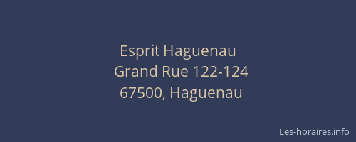 Esprit Haguenau