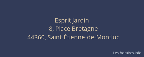 Esprit Jardin