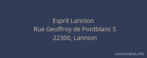 Esprit Lannion