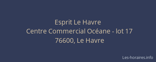 Esprit Le Havre