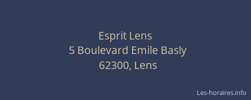 Esprit Lens