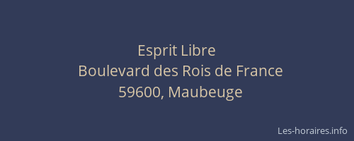 Esprit Libre