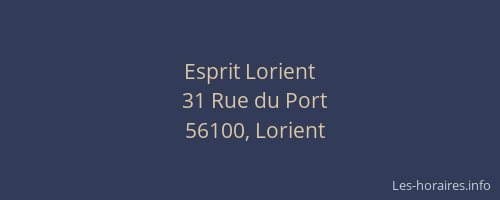 Esprit Lorient