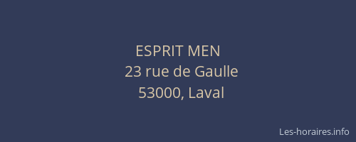 ESPRIT MEN