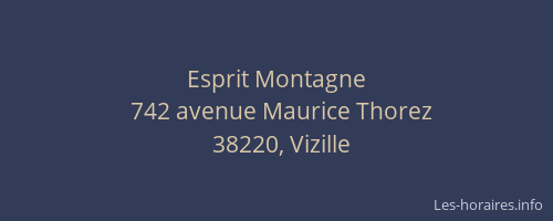 Esprit Montagne