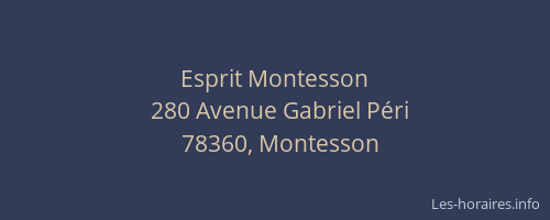 Esprit Montesson