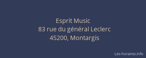 Esprit Music