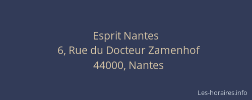 Esprit Nantes
