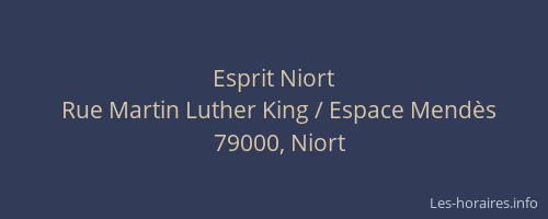 Esprit Niort