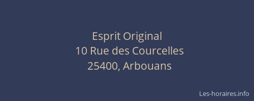 Esprit Original