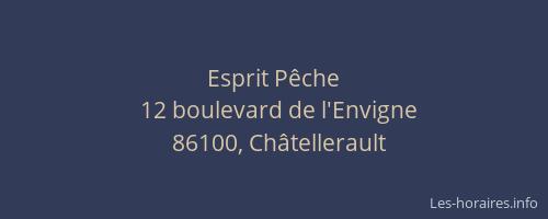Esprit P&ecirc;che