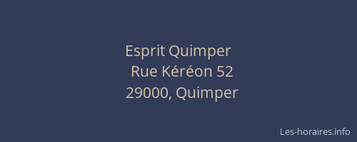 Esprit Quimper
